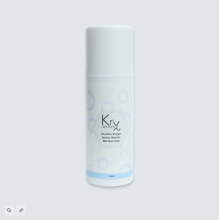 KrX OxyGlow Blue Tansy Bubble Cleanser