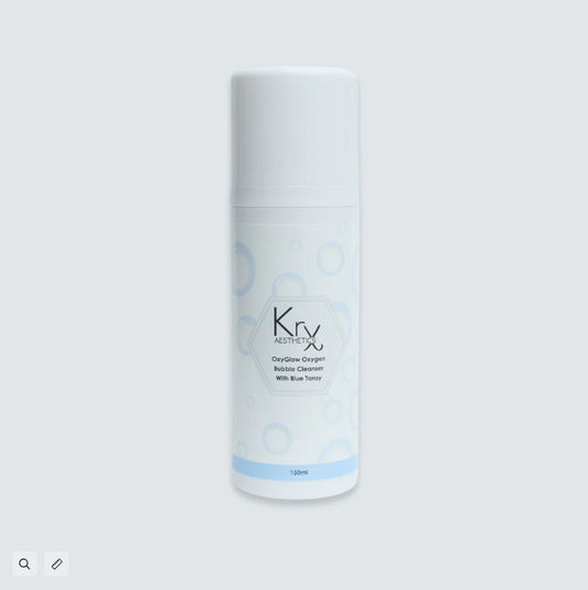 KrX OxyGlow Blue Tansy Bubble Cleanser